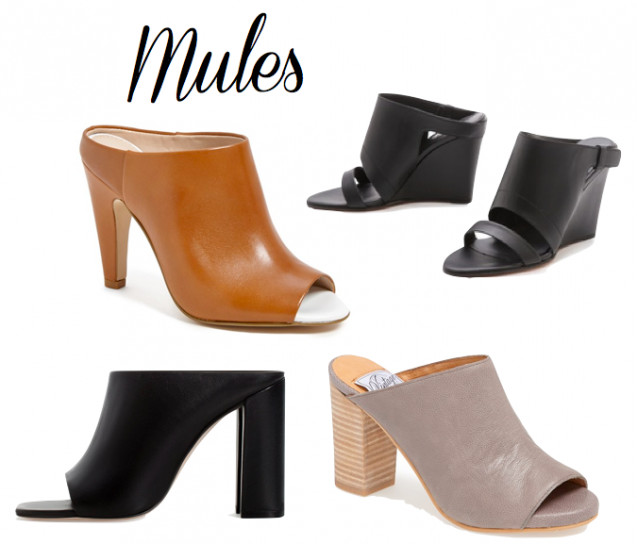 Mules shoes